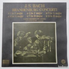 Discos de vinilo: BACH BRANDENBURG CONCERTI 1978 CONCIERTO DE BRANDERBUEGO VOX EL CORTE INGLES 2 LP VINILO