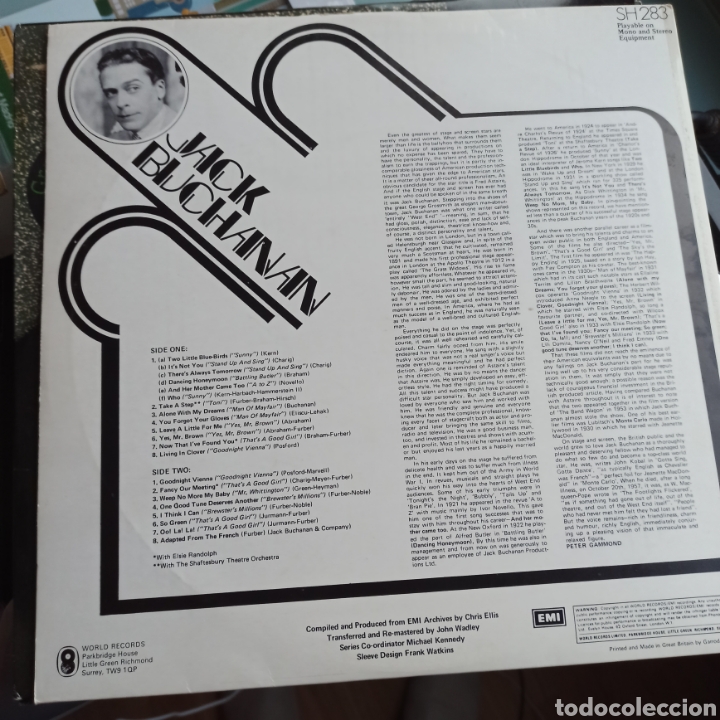 Discos de vinilo: Jack Buchanan - Jack Buchanan (World Records, UK) - Foto 2