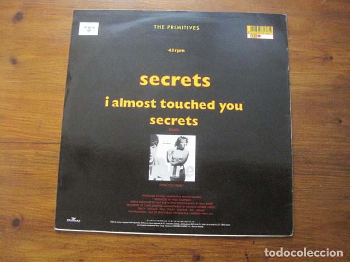 Discos de vinilo: The Primitives, Secrets 12&rdquo; - Foto 2