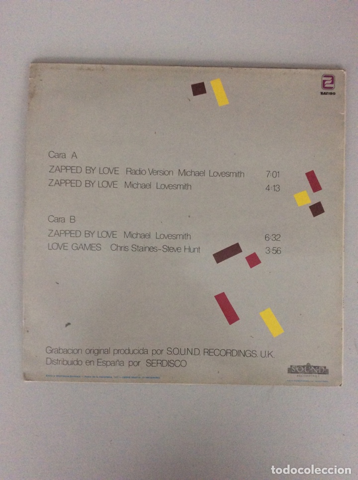 Discos de vinilo: Debbie Sharp. Zapped by love - Foto 2