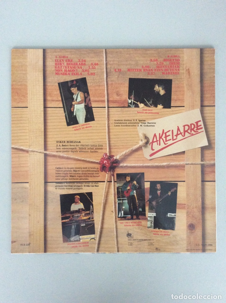 Discos de vinilo: Akelarre. 7. 90. - Foto 2