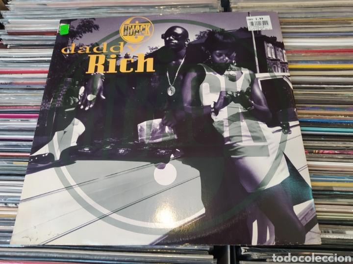 Discos de vinilo: Hijack ‎– Daddy Rich. Maxi vinilo edicion 1991. Hip hop gangsta. Buen estado. - Foto 1 - 270856408