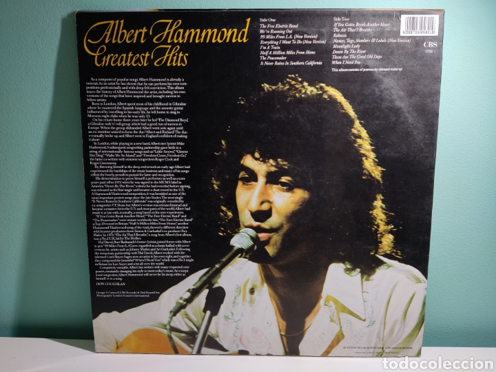 Discos de vinilo: Albert Hammond - Greatest Hits - Lp 1978 - Foto 2