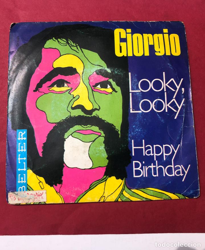 Discos de vinilo: DISCO VINILO SINGLE GIORGIO MORODER, LOOKY, LOOKY, 1969 - Foto 1