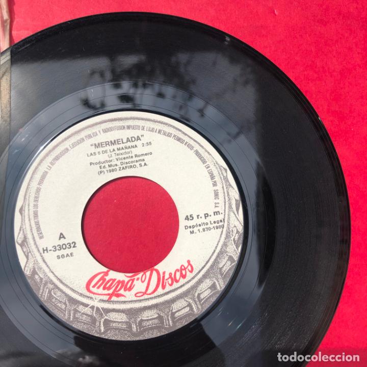 Discos de vinilo: DISCO VINILO SINGLE MERMELADA, LAS 6 DE LA MA&Ntilde;ANA, 1980 - Foto 4