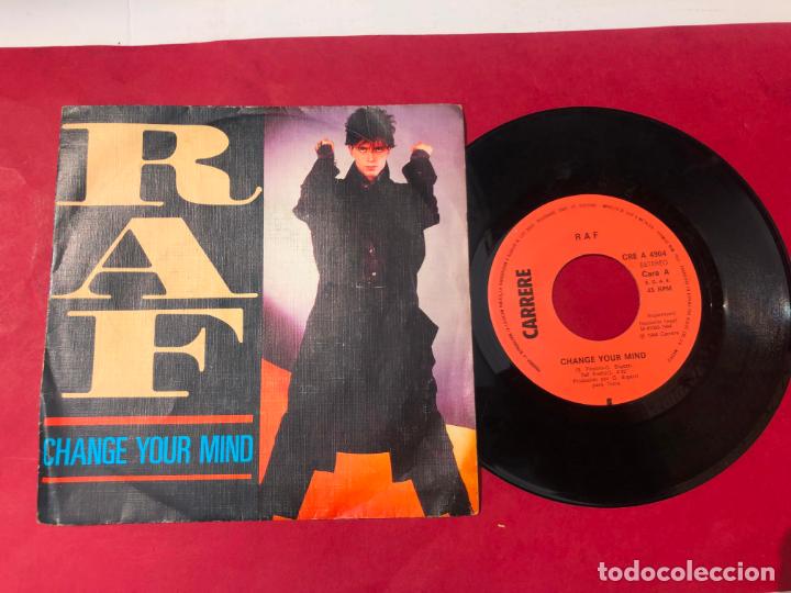 Discos de vinilo: DISCO VINILO SINGLE RAF, CHANGE YOUR MIND, 1984 - Foto 2