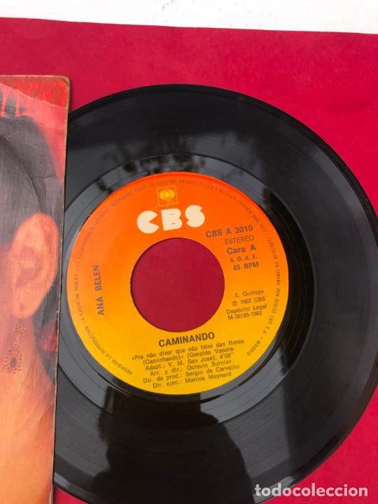 Discos de vinilo: DISCO VINILO SINGLE ANA BELEN, CAMINANDO, 1982 - Foto 4