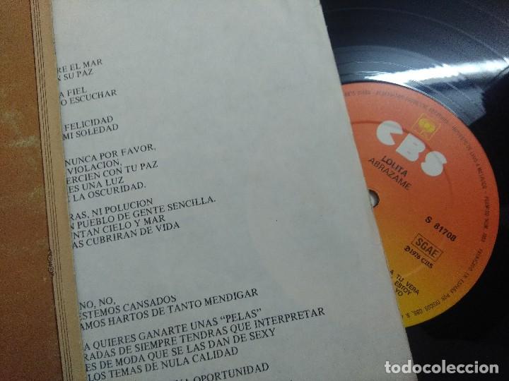 Discos de vinilo: VINILO/LOLITA/ABRAZAME. - Foto 2