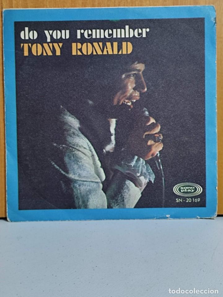 Discos de vinilo: TONY RONALD. SINGLE. DO YOU REMEMBER. SONO PLAY - Foto 1