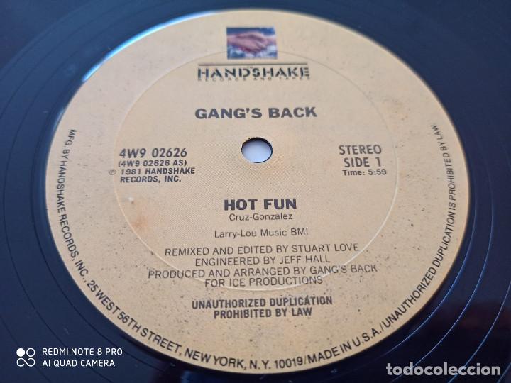 Discos de vinilo: Gangs Back - Hot Fun (12&rdquo;, Promo) - Foto 1