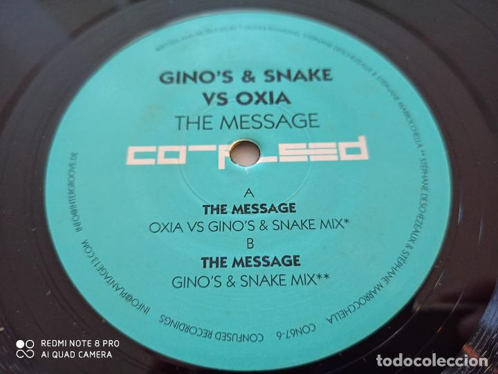 Discos de vinilo: Ginos & Snake Vs Oxia - The Message (12&rdquo;) - Foto 2