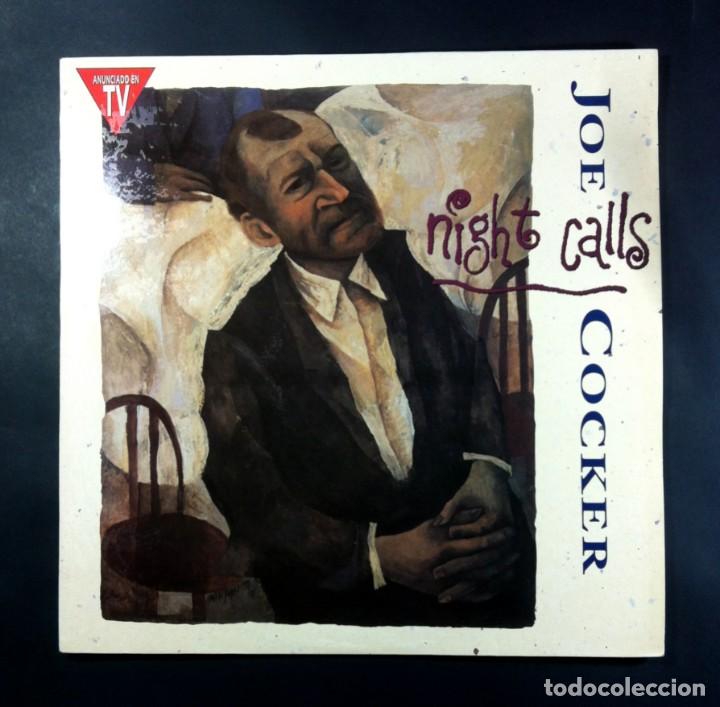 Discos de vinilo: JOE COCKER - Night Calls - LP 1991 - CAPITOL - Foto 1