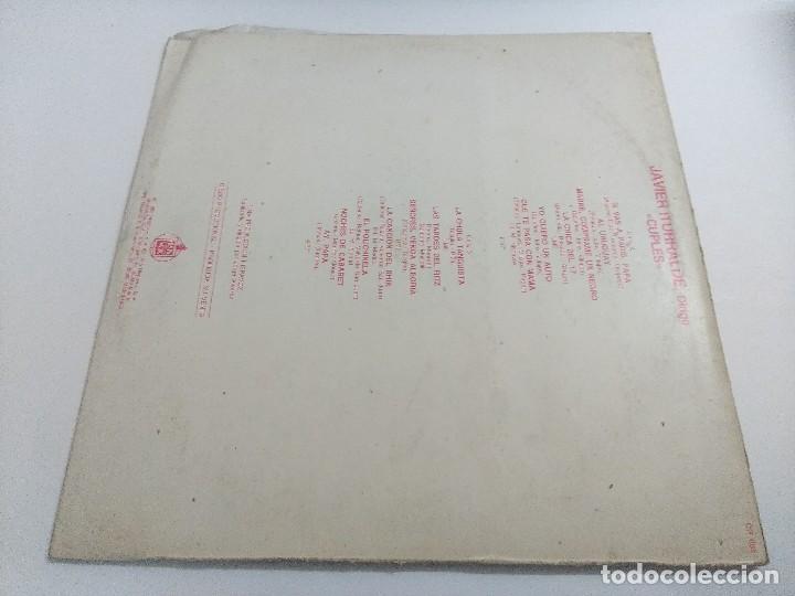 Discos de vinilo: VINILO MAXI/JAVIER ITURRALDE/DIRIGE CUPLES/PROMOCIONAL. - Foto 3