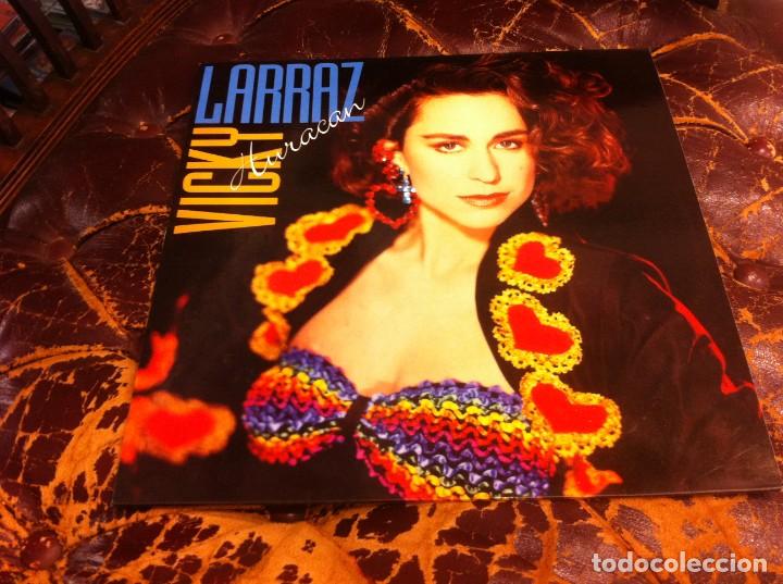 Discos de vinilo: VICKY LARRAZ. HURAC&Aacute;N (LP) 1989 - Foto 1