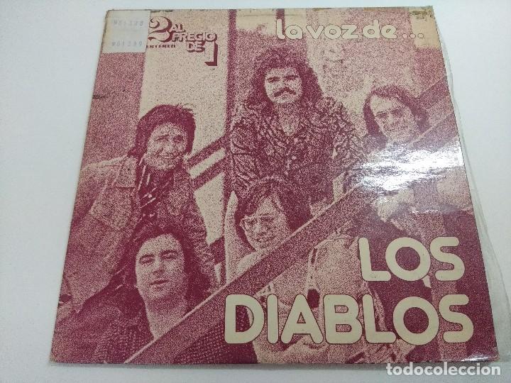 Discos de vinilo: VINILO/LOS DIABLOS/LA VOZ DE.........../DOBLE LP. - Foto 1