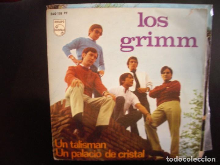 Discos de vinilo: LOS GRIMM- UN PALACIO DE CRISTAL. SINGLE. - Foto 1