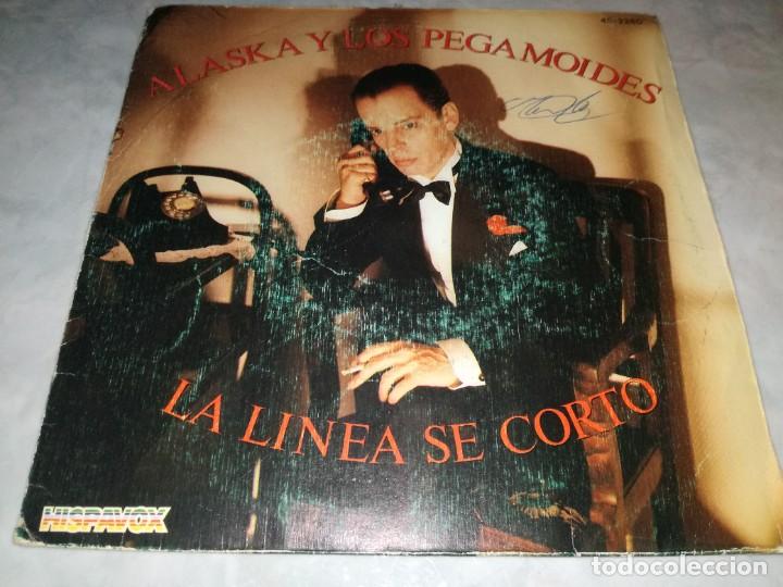 Discos de vinilo: ALASKA Y LOS PEGAMOIDES-LA LINEA SE CORTO - Foto 1
