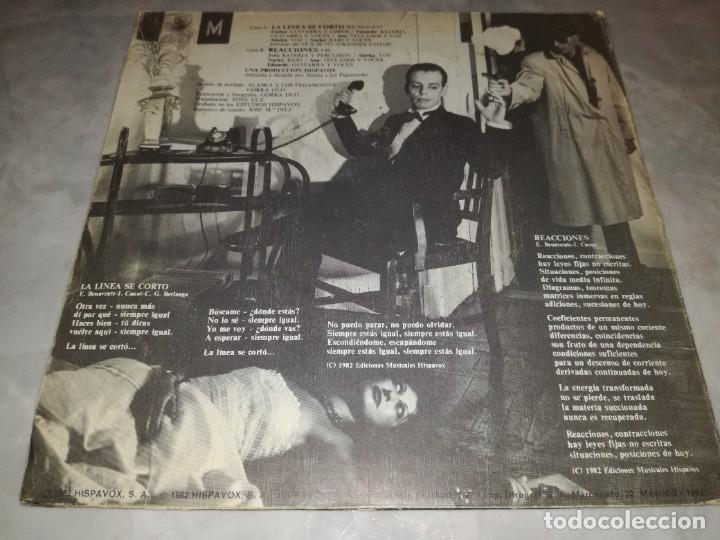 Discos de vinilo: ALASKA Y LOS PEGAMOIDES-LA LINEA SE CORTO - Foto 2
