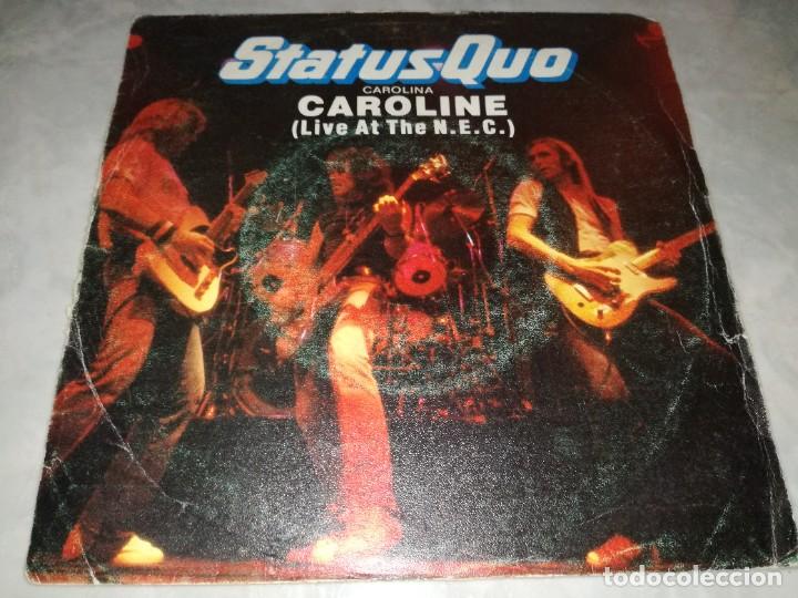 Discos de vinilo: STATUS QUO-CAROLINE-ORIGINAL ESPA&Ntilde;OL 1982 - Foto 1