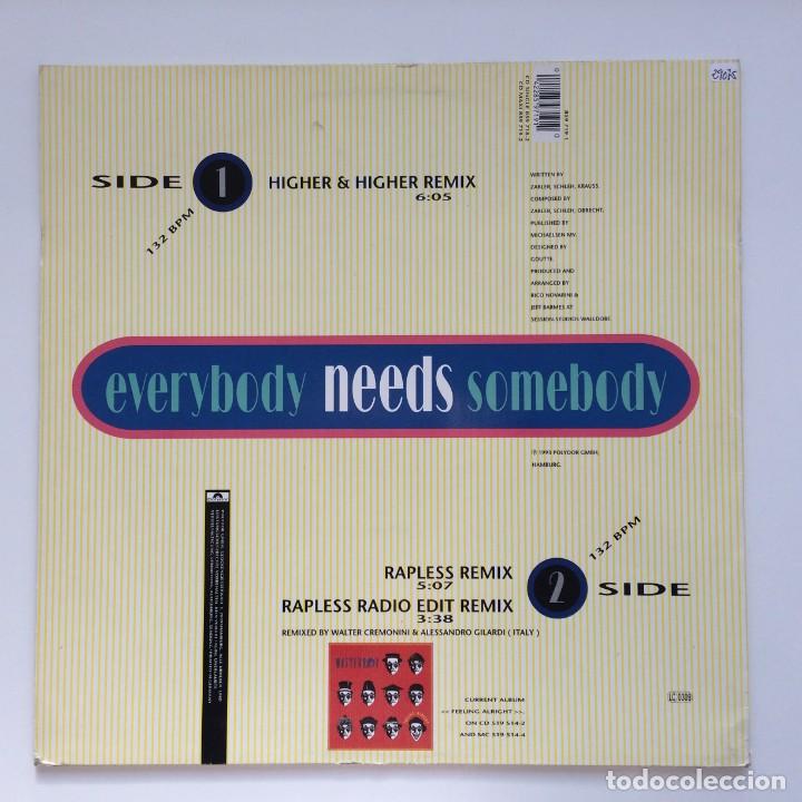 Discos de vinilo: Masterboy &lrm;&ndash; Everybody Needs Somebody (Remix) Germany,1993 Polydor - Foto 2