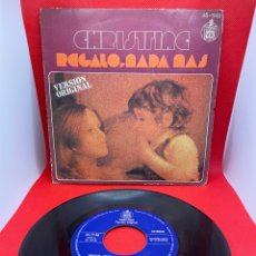 Discos de vinilo: CHRISTINE REGALO , NADA MAS 1974 HISPAVOX