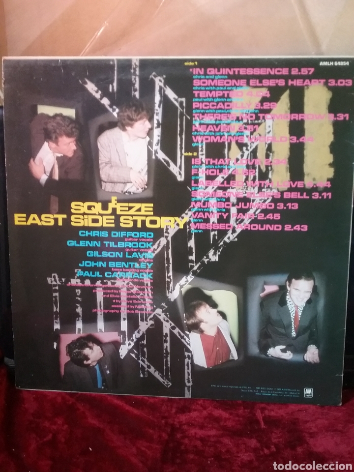 Discos de vinilo: SQUEEZE 1981 A&M Records Edicion Spain - Foto 2