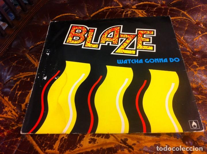 Discos de vinilo: BLAZE. WATCHA GONNA DO. MAXI SINGLE. 1987 - Foto 1