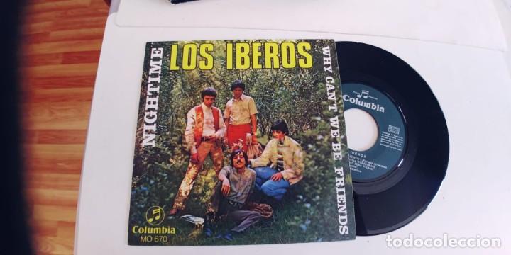 Discos de vinilo: LOS IBEROS-SINGLE NIGHTIME-NUEVO - Foto 1