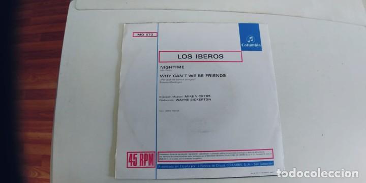 Discos de vinilo: LOS IBEROS-SINGLE NIGHTIME-NUEVO - Foto 2
