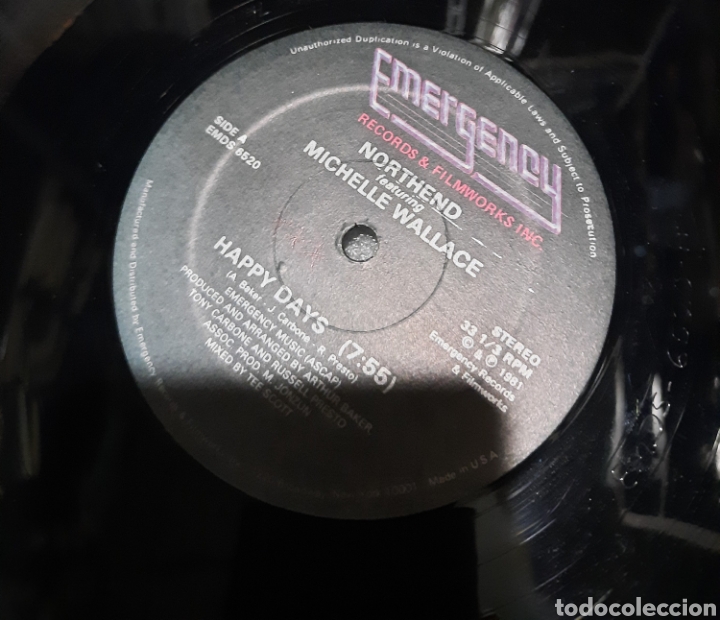 Discos de vinilo: Michelle Wallace - happy days - Foto 1