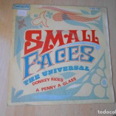 Discos de vinilo: SMALL FACES, SG, THE UNIVERSAL + 1, AÑO 1968. Lote 271581193