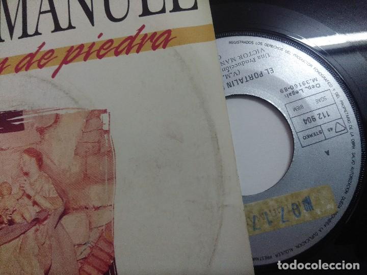 Discos de vinilo: SINGLE/VICTOR MANUEL/EL PORTALIN DE PIEDRA. - Foto 2