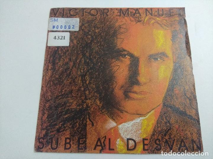 Discos de vinilo: SINGLE/VICTOR MANUEL/SUBE AL DESVAN/PROMOCIONAL. - Foto 1