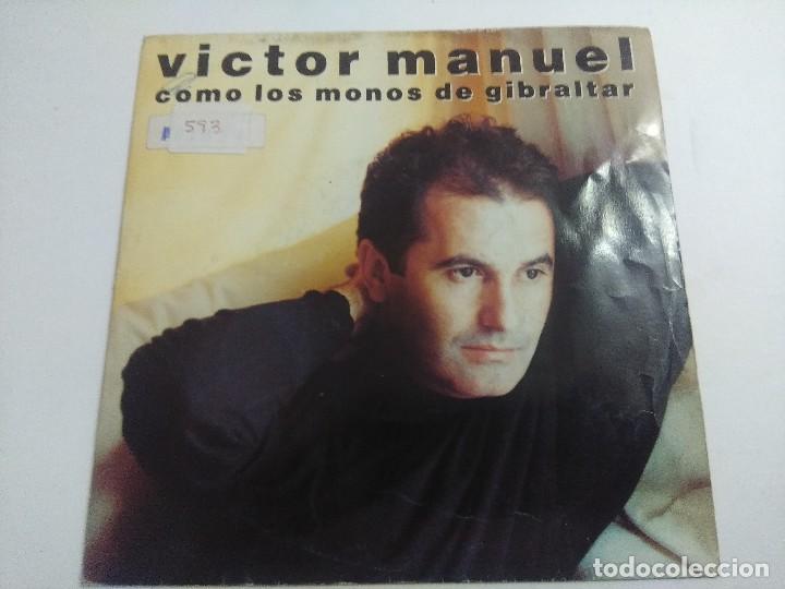 Discos de vinilo: SINGLE/VICTOR MANUEL/COMO LOS MONOS DE GIBRALTAR. - Foto 1