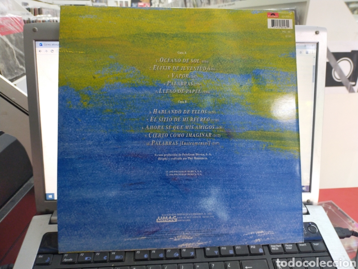 Discos de vinilo: Antonio Vega lp oc&eacute;ano de sol 1994 - Foto 2