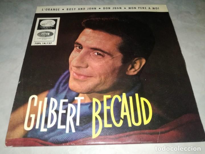 Dischi in vinile: GILBERT BECAUD-L&acute;ORANGE-DON JUAN-ORIGINAL A&Ntilde;O 1964