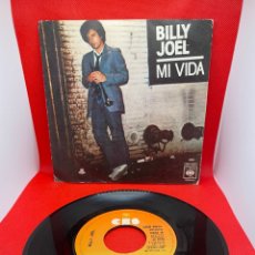 Discos de vinilo: BILLY JOEL -MI VIDA - VINILO SINGLE 1978