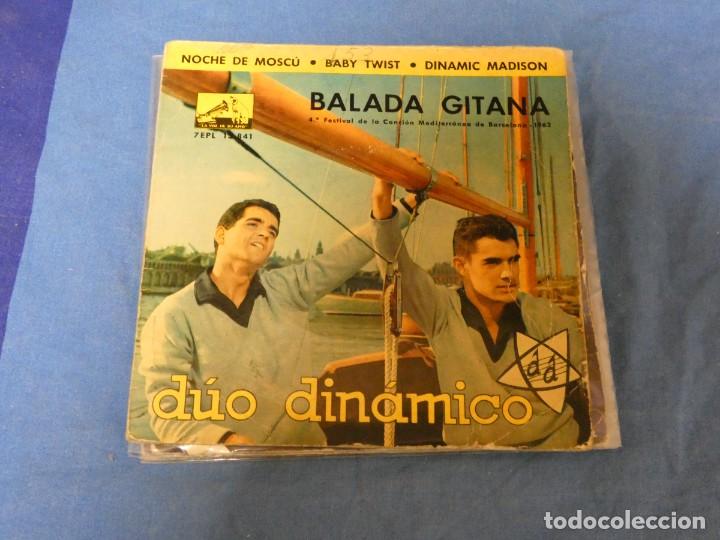 Discos de vinilo: 7 PULGADAS: EP EL DUO DINAMICO BALADA GITANA ESTADO ACEPTABLE - Foto 1