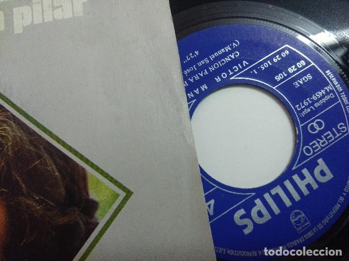 Discos de vinilo: SINGLE/VICTOR MANUEL/CANCION PARA PILAR. - Foto 2