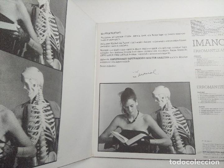Discos de vinilo: VINILO/IMANOL/ERROMANTZEAK/DOBLE LP. - Foto 2