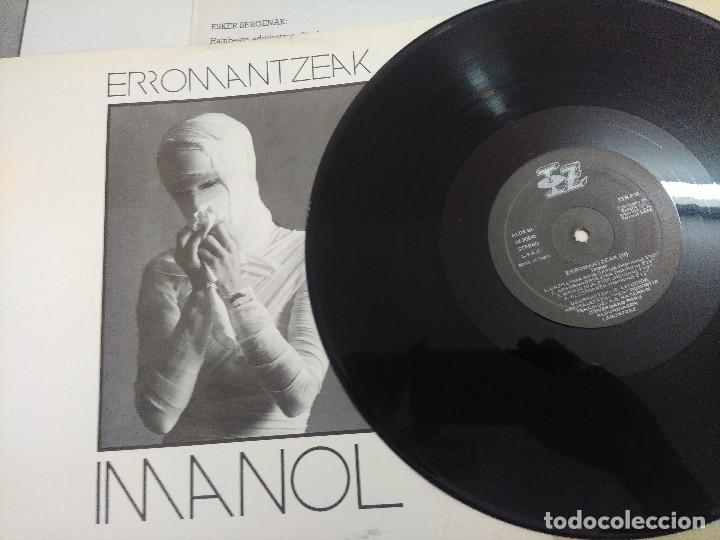 Discos de vinilo: VINILO/IMANOL/ERROMANTZEAK/DOBLE LP. - Foto 3