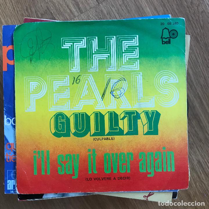 Discos de vinilo: PEARLS - GUILTY - 7&rdquo; SINGLE BELL 1974 - Foto 1
