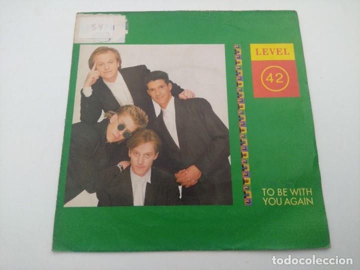 Discos de vinilo: SINGLE/LEVEL 42/TO BE WITH YOU AGAIN. - Foto 1