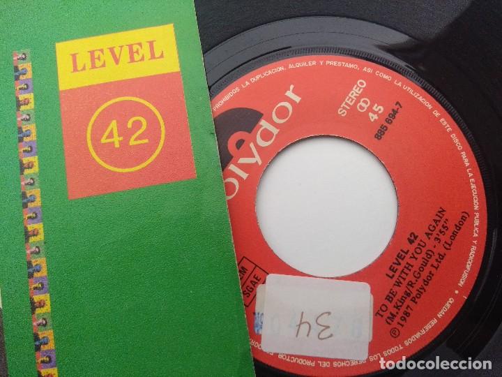 Discos de vinilo: SINGLE/LEVEL 42/TO BE WITH YOU AGAIN. - Foto 2