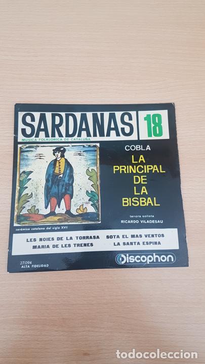 Discos de vinilo: SARDANAS 18 - cobla la principal de la Bisbal - Foto 1