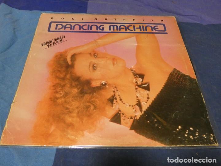 Discos de vinilo: MAXISINGLE ESPA&Ntilde;A 1984 DANCING MACHINE RONI GRIFFITH BUEN ESTADO - Foto 1