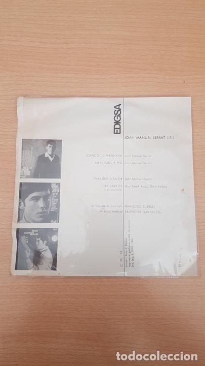 Discos de vinilo: JOAN MANUEL SERRAT - Can&ccedil;&oacute; de matinada - Foto 2