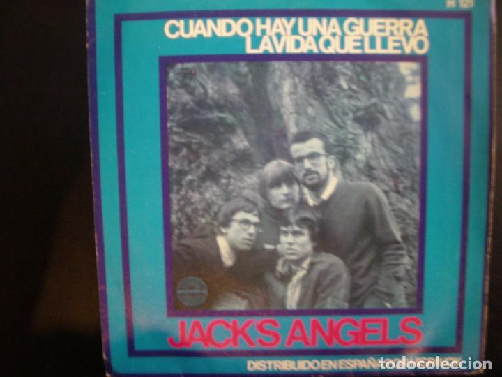Discos de vinilo: JACK&acute;S ANGELS- CUANDO HAY UNA GUERRA. SINGLE. - Foto 1