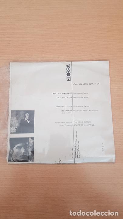 Discos de vinilo: JOAN MANUEL SERRAT - Can&ccedil;&oacute; de matinada - Foto 2