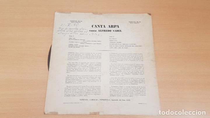 Discos de vinilo: Canta Arpa - Alfredo Sadel - Foto 2